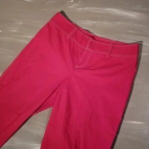Campaigne Lightweight Red Capri Pant